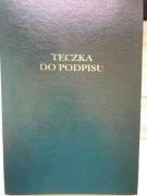 Teczka do podpisu 10 k., zielona.1822208