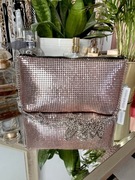 Stradivarius torebka siateczka złota srebrna Zara różowe złoto metaliczna