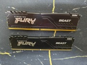 PAMIĘĆ RAM DDR4 2x8GB Kingston Fury Beast 2666MHz