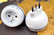 Adapter Podróżny, Biały, EU/Włochy 