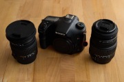 Zestaw Sony A68 + Sigma 17-50 f/2.8 + Sigma 50-200 f/4-5.6