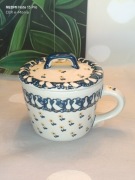 Smalcówka kubek na owsiankę ceramika Bolesławiec 