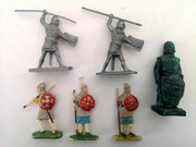 żołnierzyki  PRL 6 szt rycerze