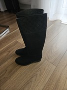 Oficerki kalosze damskie 36 czarne