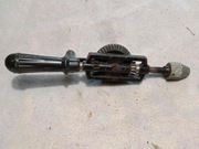 Wiertarka stolarska, ręczna, bezprzewodowa czarna, Retro, PRL, Vintage