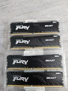 Kingston FURY 128GB (4x32GB) 3200MHz CL16 Beast Black