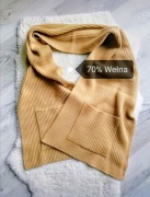 Wełniany 70% szal z kieszeniami boho casual scandi Viventy Bernd Berger