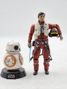 Star Wars figurka Poe Dameron metalowy bb-8