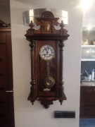 Wiszący zegar eklektyczny Gustaw Becker 