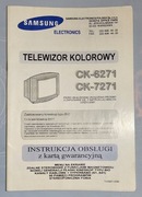SAMSUNG CK6271/CK7271 instrukcja PL odbiorników TV