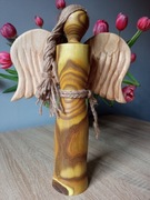 Anioł z drewna, aniołek rzeźba 