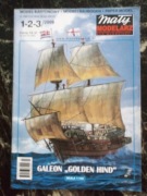 Galeon GOLDEN HIND model kartonowy 1:100