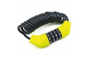 Kłódka Szyfrowa z Linką do Kasku Mini 4 x 1500 mm