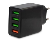 Ładowarka ścienna z 4 portami USB