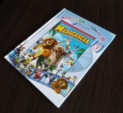 MADAGASKAR Kultowe Animacje Kino Familijne Kolekcja dla dzieci książka +DVD