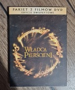 Władca Pierścieni - pakiet 3 filmów DVD wersje dwupłytowe