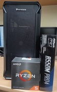 Zestaw Ryzen 5600, 16GB RAM, 500GB NVMe, RX580, be quiet! 500W