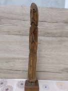 Stara figurka drewniana 