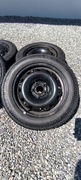 Sprzedam opony zimowe wraz z felgami stalowymi . Koła z Seat Ibiza 5.