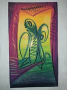 Obraz akwarele Marek Kwaszkiewicz 17,5x29,5