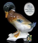 Hutschenreuther Tutter figurka ptak Kaczka sygn