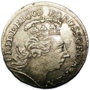 Trojak 1766 Królewiec, Prusy.