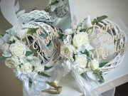 Komplet 2 szt wianek Dom Panny Młodej /Pana Młodego Ślub Wesele dekoracja