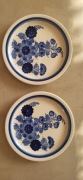 2 talerzyki Włocławek  Fajans PRL śr. 19.5cm