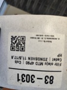 Filtr oleju MTD 4P90 Cub cadet ZENGSHE 11,6/17,6