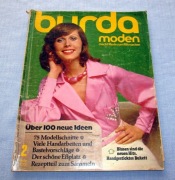 Burda Moden 2/1973 + wykroje Vintage Moda szycie krawiectwo