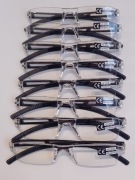 Okulary do czytania + 2,0 zestaw 8 szt.