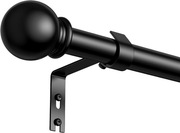 Karnisz wysuwany regulowany 76-228cm metalowy czarny