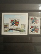 Znaczki PRL. Rok 1986.blok 130 i parka fi2900