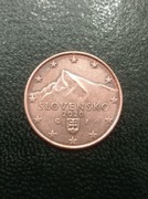 Słowacja - 5 eurocentów 2020