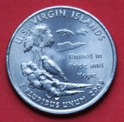 25 Centów 2009 P   r -     USA  Virgin Islands       stan !!