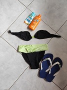 grecki kostium kąpielowy stanik biustonosz majtki opalacz na plażę bikini