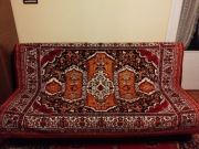 Dwa nakrycia narzuty dekoracyjne bawełniane Runotex vintage PRL