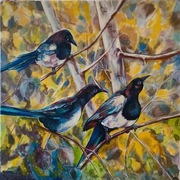 Plotki 60x60 cm Akryl na płótnie 