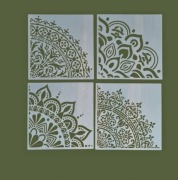 Szablony mandali, malarski, DIY, scrapbookingu, tynk ozdobny K17 