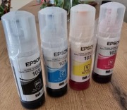 Nowy! ORYGINAŁ! Tusz 103 do EPSON, komplet 4 szt. Ważność 2030 r.