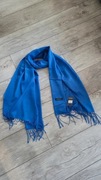 Europe  blue niebieski szalik gładki nowy