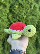 Ręcznie robiony żółw (arbuz)- 13 cm