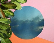 Podkładka pod mysz chmury i księżyc, pod myszkę z nadrukiem, prezent