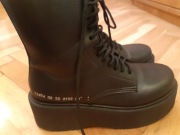 Botki altercore na grubej platformie 