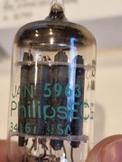 5963 Jan Philips NOS USA ECC82 