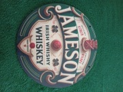 Tablica z drewna do powieszenia Jameson whiskey średnica 20 cm 