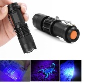 Latarka Uv Oświetlenie Prześwietlenie Banknotów Bursztynu Zoom Ultrafiolet 