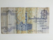 Sprzedam banknot Egipt 25 Piastres 2008r.  stan dobry