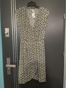 H&M sukienka modny wzór hit viscoza roz.36/38