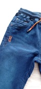 Spodnie chłopięce jeans elastyczne OCIEPLANE 158